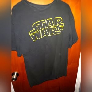 Star wars logo t shirt men's XXL used